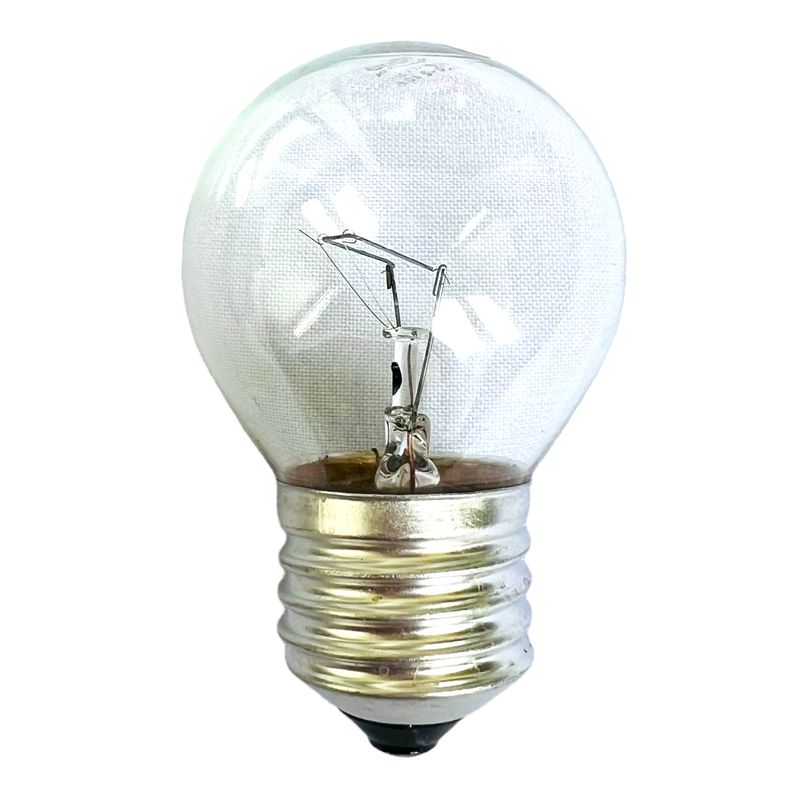Лампа розжарювання WT153 E27, 60W, тепле світло 2700К, з гвинтовим ES 27мм цоколем, прозора, куля