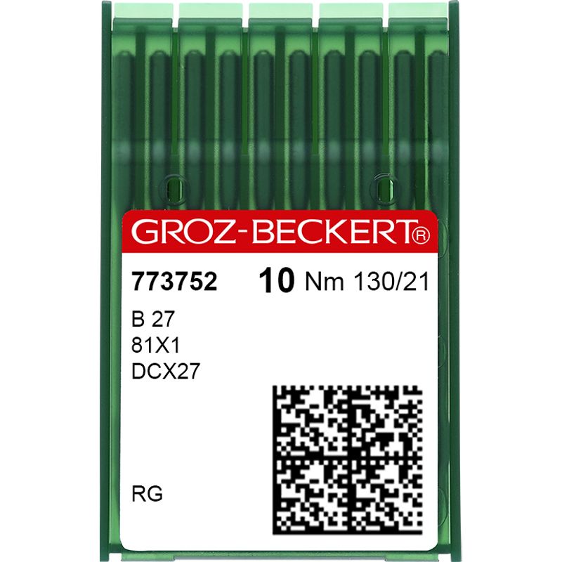 Голки B27 RG, №130, GB, (81x1, DCx27, DCx1, MY1023, SY6120), 1уп. =10шт