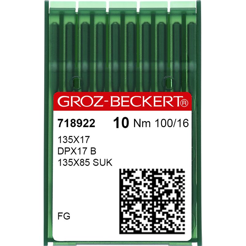 Голки 135X17 FG/SUK, №100, GB, (DPx17), 1уп. =10шт