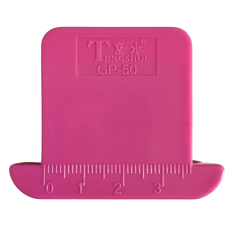 Лінійка обмежувальна універсальна, магнітна GP-50, Tjingshui, пластик, колір - рожевий