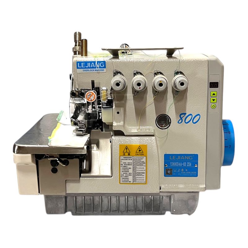 Оверлок з прямим приводом, 4-х нитковий YJ-800D4A, для легких, середніх, важких матеріалів, Lejiang