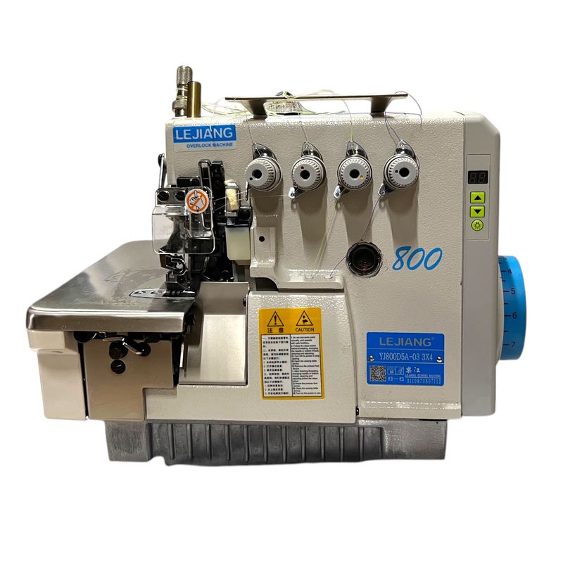 Оверлок з прямим приводом, 5-х нитковий YJ-800D5A, для легких, середніх, важких матеріалів, Lejiang