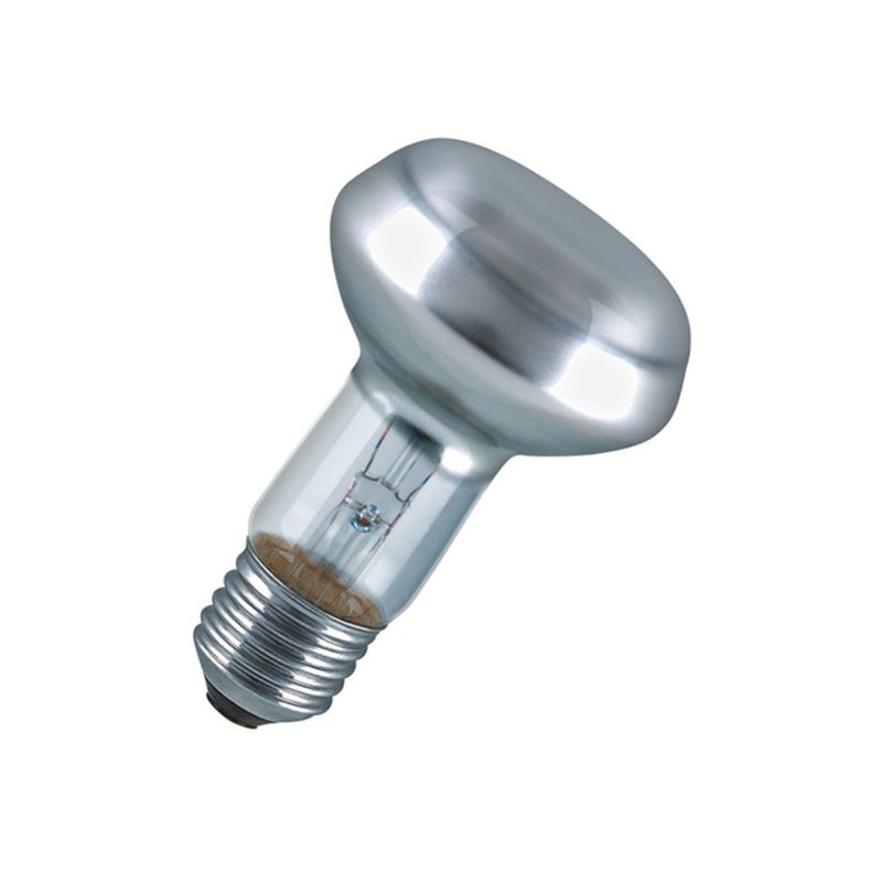 Лампа розжарювання R80 E27, 40W, тепле світло 2700K, з гвинтовим ES 27мм цоколем, грушевидна