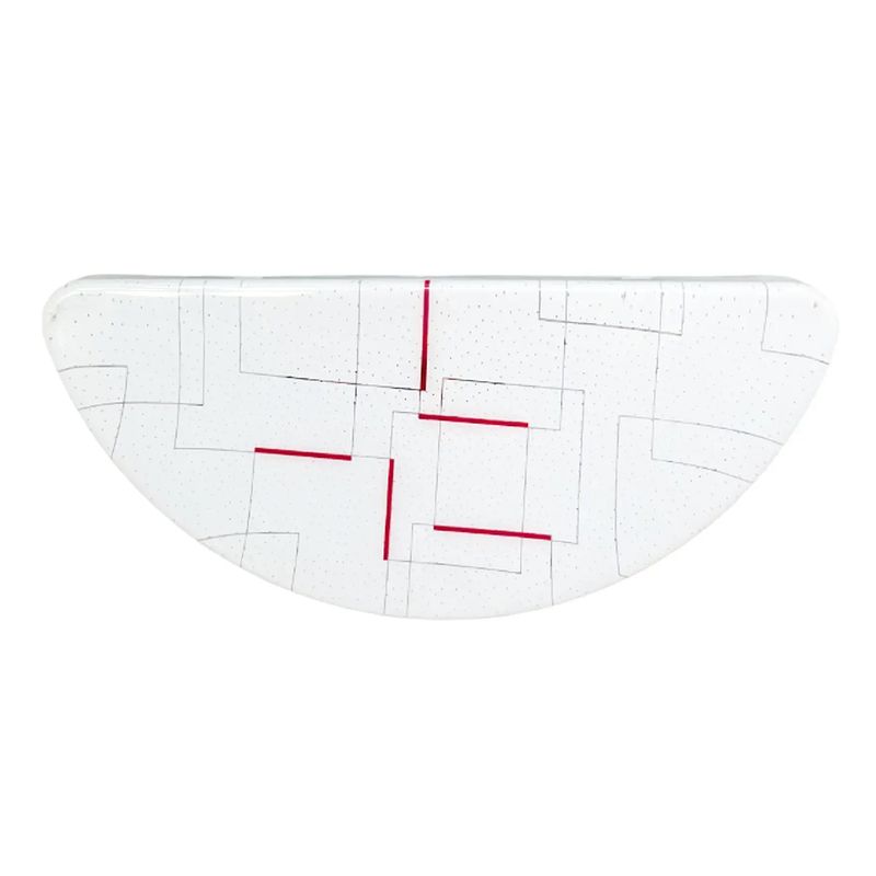 Светильник уличний cветодиодный, настенный полукруг Ultralight GL 9101 1/2, 8W, 3000K, 4000K, 6500K, белый, 2ш