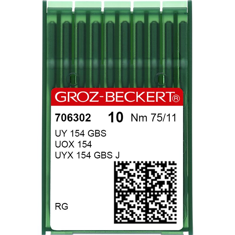 Голки UY154GBS RG, №75, GB, (UOY154, UYX154GBS), 1уп. =10шт