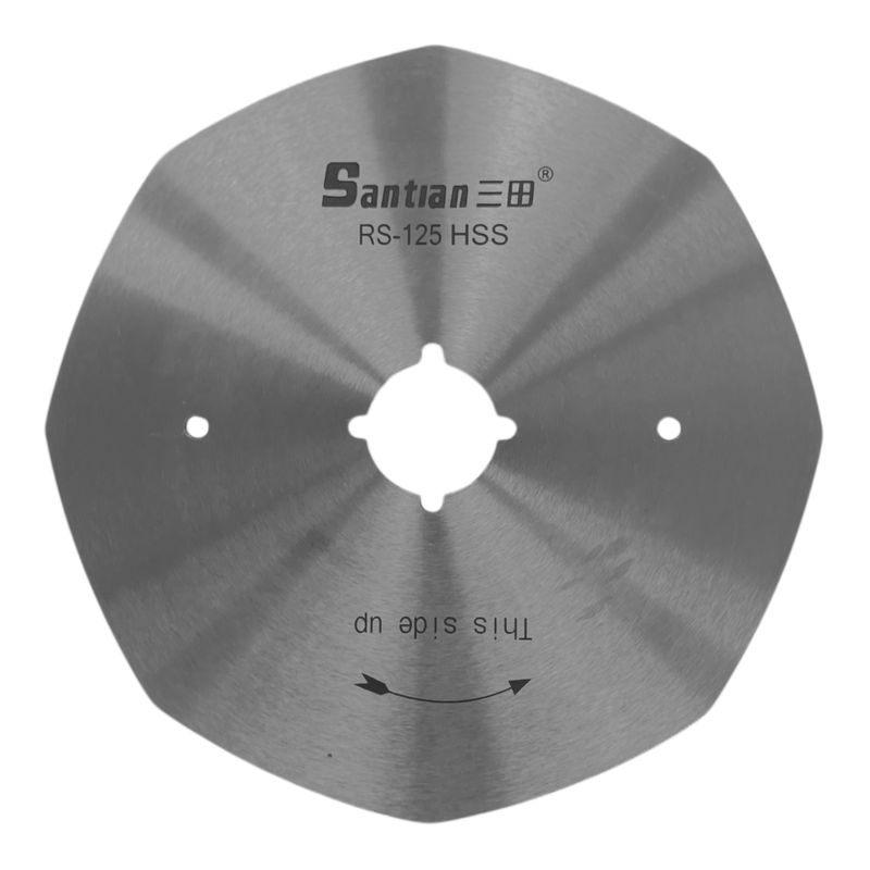 Лезо дискове для розкрійного ножа RS-125 (8) HSS, 125х21, 0х1, 20 мм, Santian, 1шт