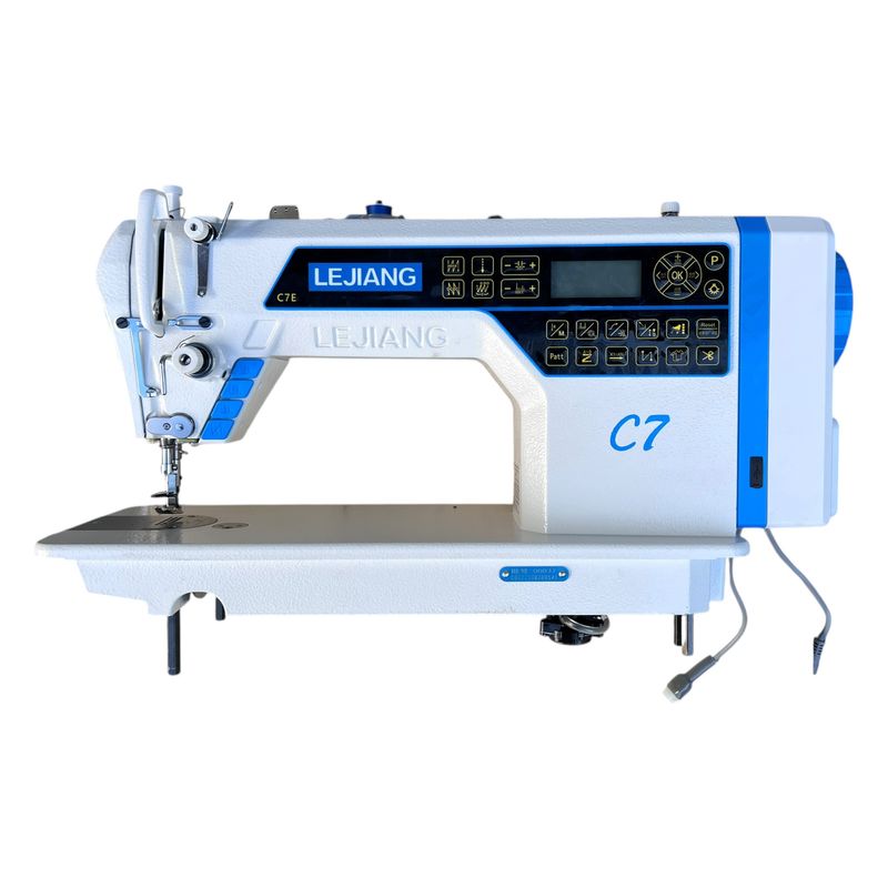 Швейна машина прямого стібка, комп'ютеризована YJ C7EG08, для легких та середніх матеріалів, Lejiang