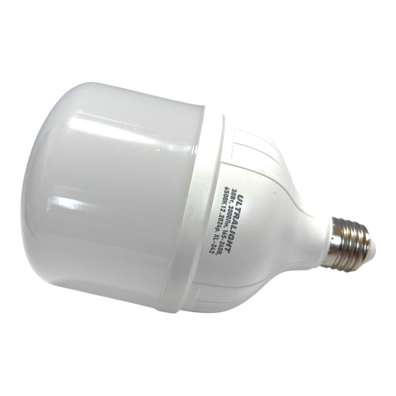 Лампа світлодіодна LED Т100 E27, 30W, холодне світло 6500K, циліндрична колба
