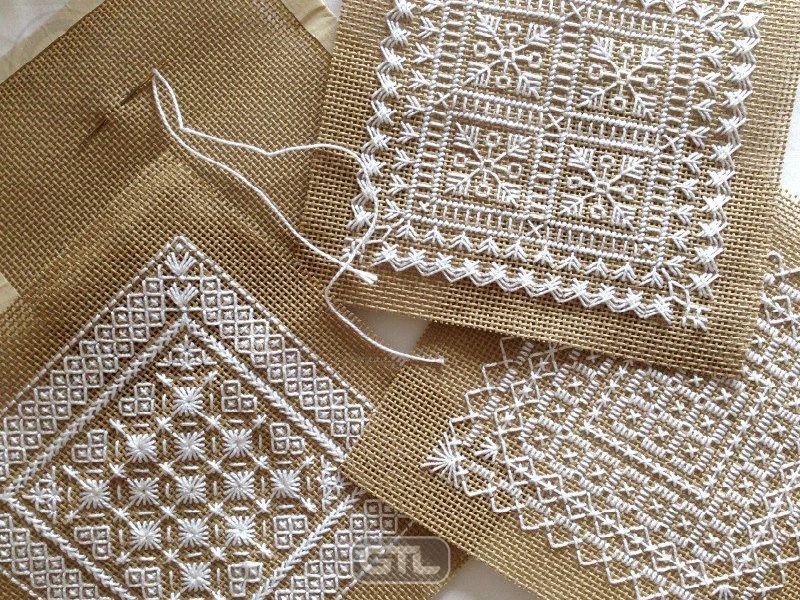 Белые нитки для вышивки Белые нитки для вышивки