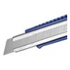 Ніж канцелярський великий, лезо 18 мм, металеві напрямні, пластиковий корпус, АВТОLOCK, кут леза 58 градусів, синій