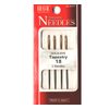 Голки гобеленові (затуплені) для вишивання (Tapestry), № 18, 49мм, зол. вушко, 300Т2, (4 шт)
