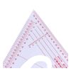Лінійка-лекало кравецьке трикутник 11х20, 5см, масштаб 1: 5 (52: 100), 1: 3(57), 1: 4(76), 3220