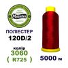 Нитки для вишивання 100% Полиестер, 120D/2, 5000м, 3060 (R725), BN21