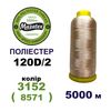 Нитки для машинної вишивки 100% поліестер, 120D/2, 5000м, 3152 (8571), BN17