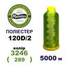 Нитки для машинної вишивки 100% поліестер, 120D/2, 5000м, 3246 (289), BN40