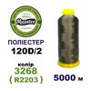 Нитки для машинної вишивки 100% поліестер, 120D/2, 5000м, 3268 (R2203), BN38