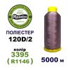 Нитки для машинної вишивки 100% поліестер, 120D/2, 5000м, 3395 (R1146), BN23